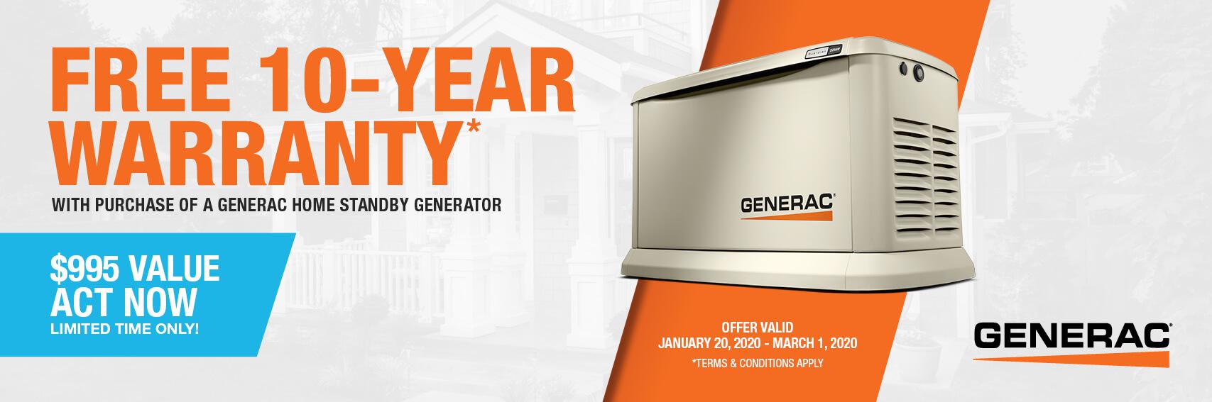 Homestandby Generator Deal | Warranty Offer | Generac Dealer | Talking Rock, GA